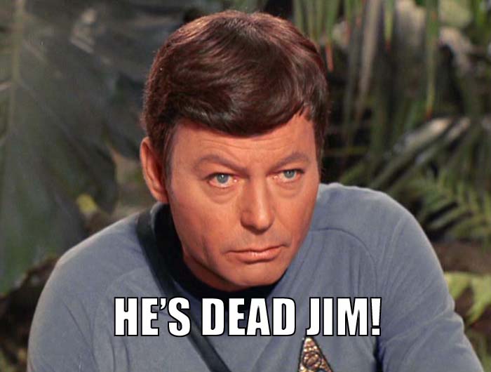 It's Worse Than That, He's Dead Jim! - SCOTT SCHEETZ PHOTOGRAPHY